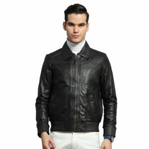 14-9.jpg Monte Carlo Men's Polyester Blend Standard Length Solid Collared Neck Full Sleeve Jacket