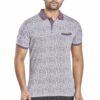 Celsius Men's Regular Poly Cotton Jacquard Polo T-Shirt
